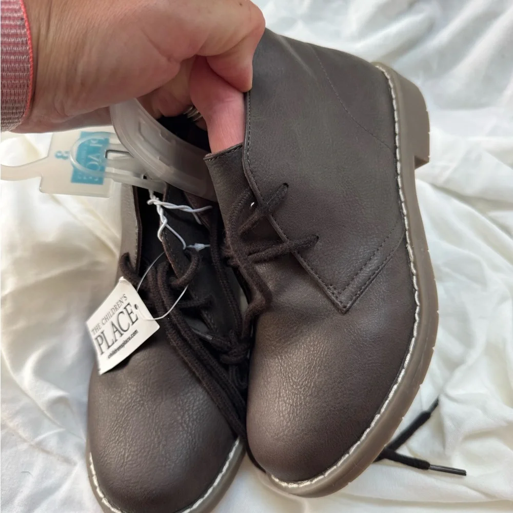 The Children's Place Dark Brown Dress Boot Shoes